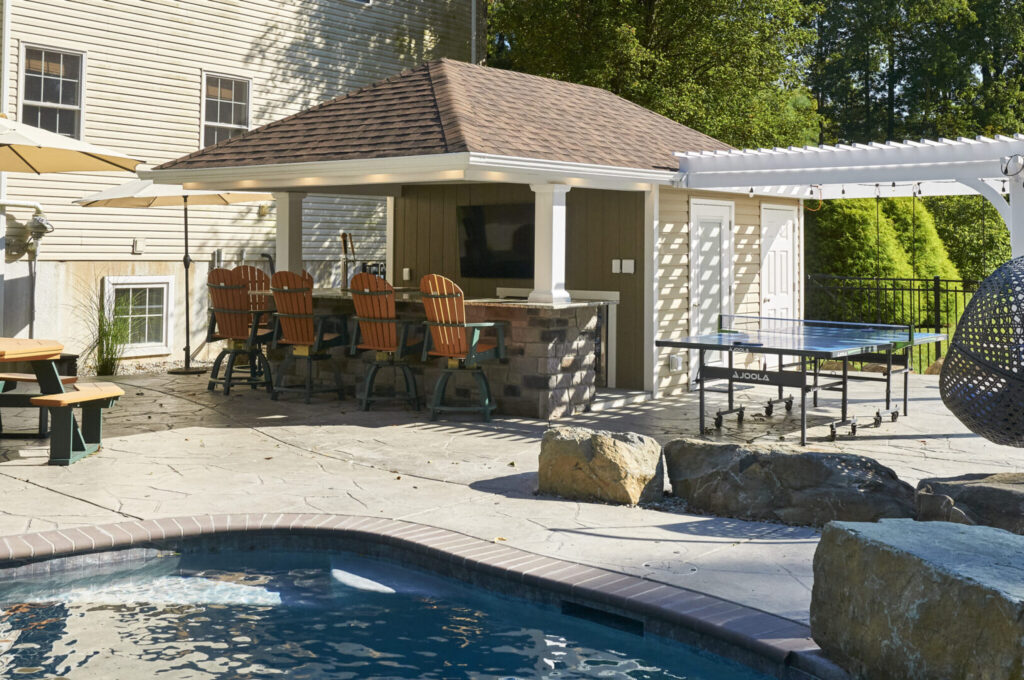 Why Hire Outdoor Living Spaces Builders for an A Frame Pool House
