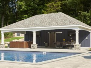 Avalon Hip Pool Accessory Building